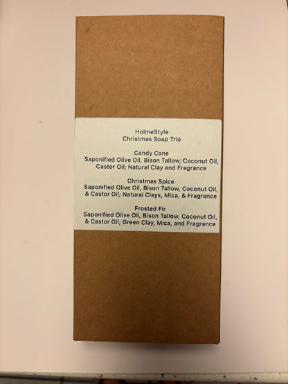 HolmeStyle Christmas Soap Trio