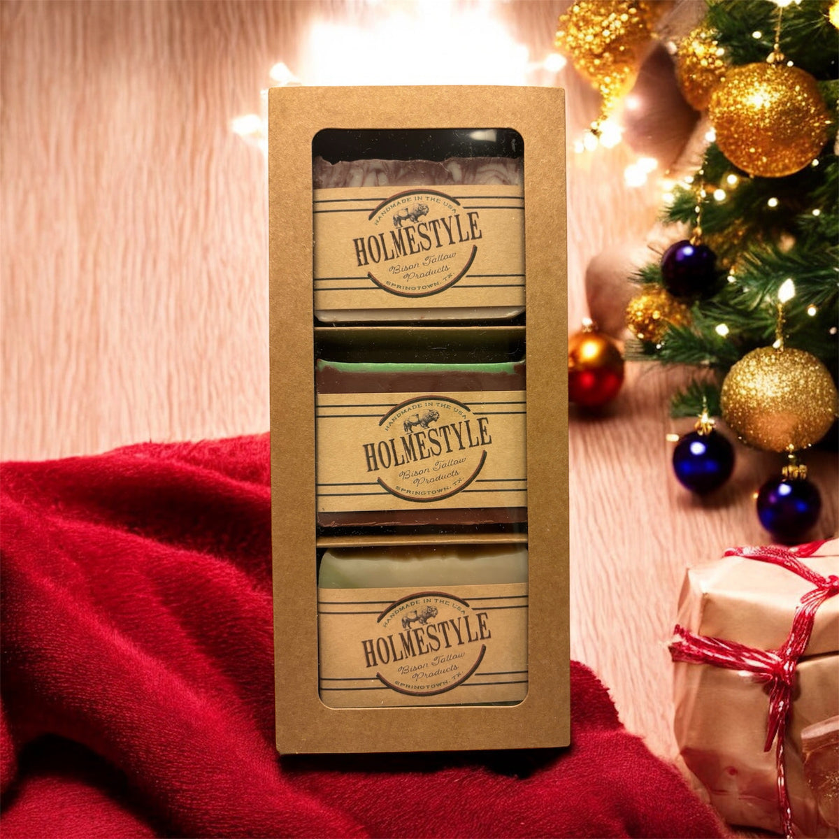 HolmeStyle Christmas Soap Trio